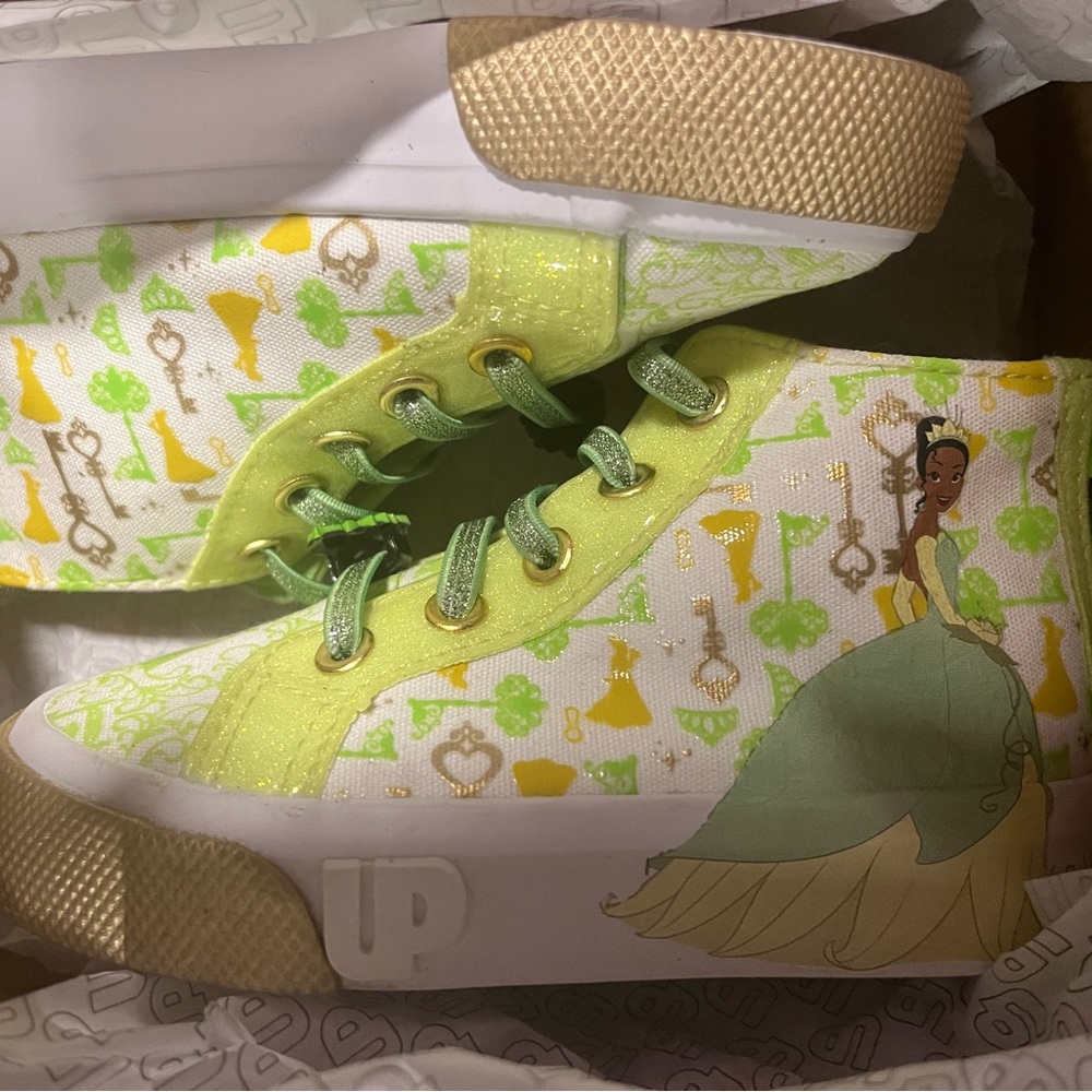 Brand New Princess Tianna & the frog sneakers .